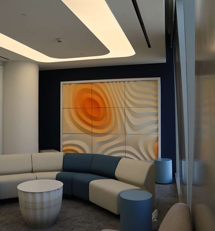 3D printed wall panel